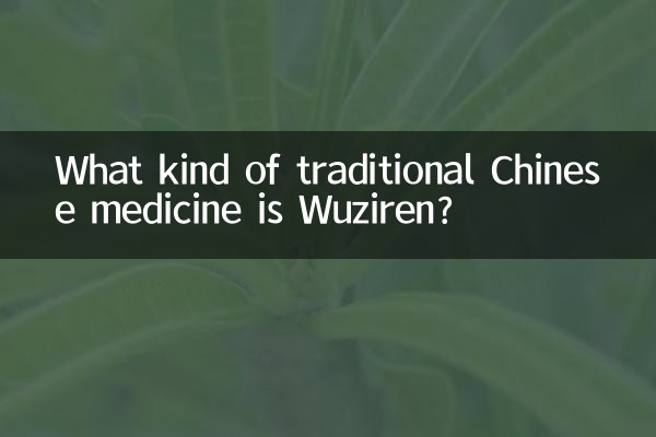 Che tipo di medicina tradizionale cinese è Wuziren?