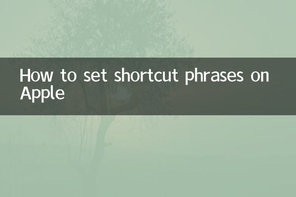 So legen Sie Verknüpfungsphrasen auf Apple fest