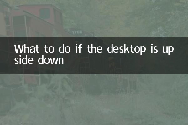 Cosa fare se il desktop è capovolto