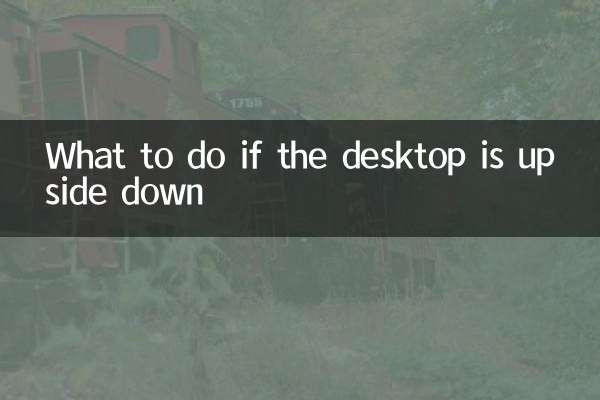 Cosa fare se il desktop è capovolto