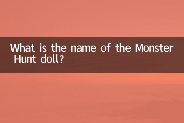 Qual è il nome della bambola Monster Hunt?