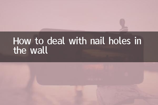 Come affrontare i buchi dei chiodi nel muro