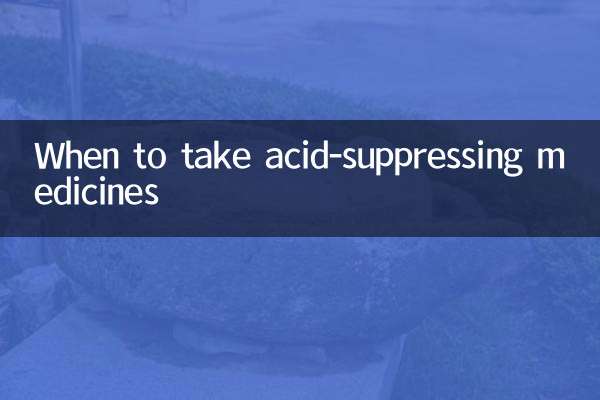 Wann sind säurehemmende Medikamente einzunehmen?