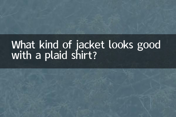 格子衫配什麼外套好看