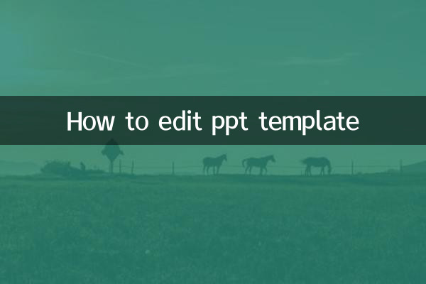 ppt模板怎麼編輯