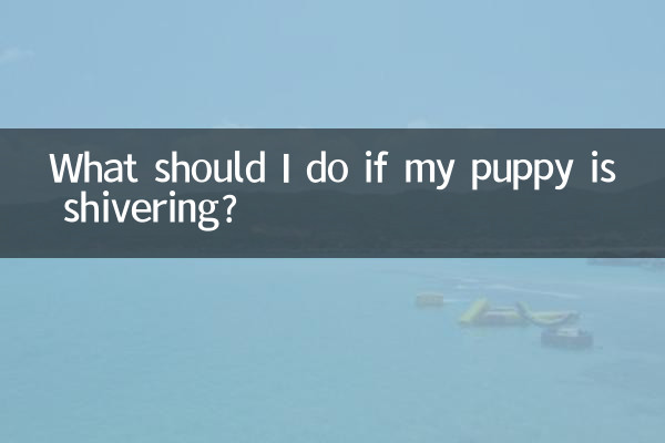 اگر میرا کتا کانپ رہا ہے تو مجھے کیا کرنا چاہئے؟