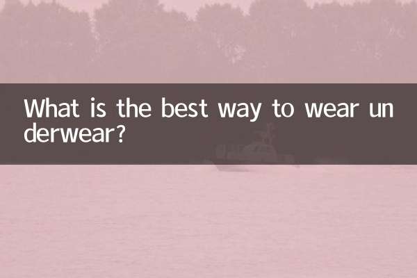 What is the best way to wear underwear?