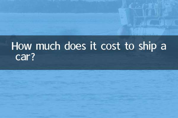 Quanto custa enviar um carro?