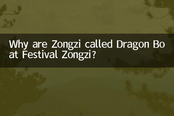 زونگزی کو ڈریگن بوٹ فیسٹیول زونگزی کیوں کہا جاتا ہے؟