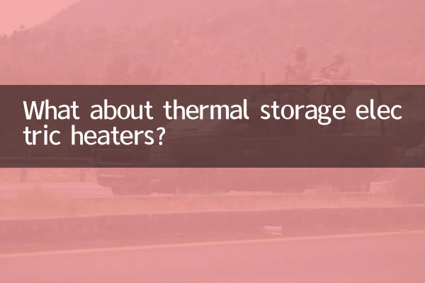 ¿Qué pasa con los calentadores eléctricos de almacenamiento térmico?