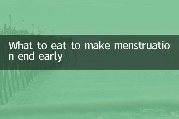 O que comer para fazer a menstruação terminar mais cedo