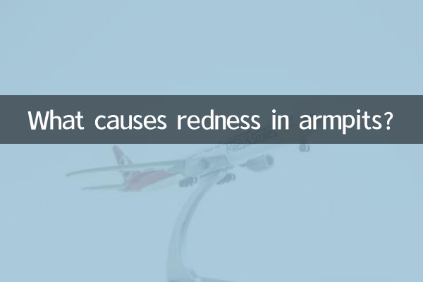 What causes redness in armpits?