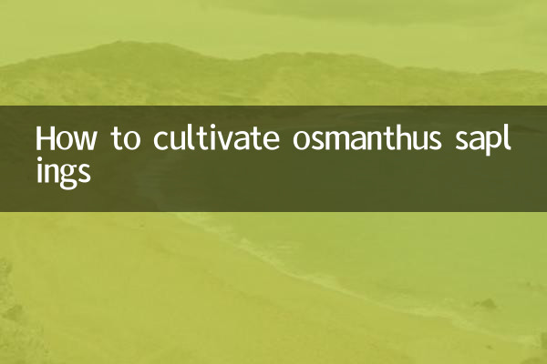 ओसमन्थस पौधे की खेती कैसे करें