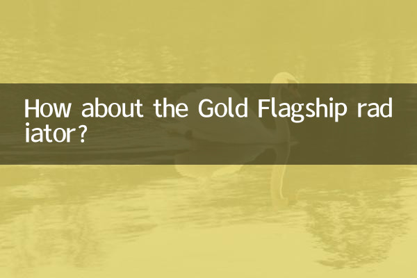 ¿Qué tal el radiador Gold Flagship?