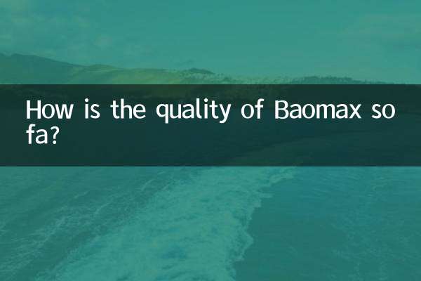 বাওম্যাক্স সোফার মান কেমন?