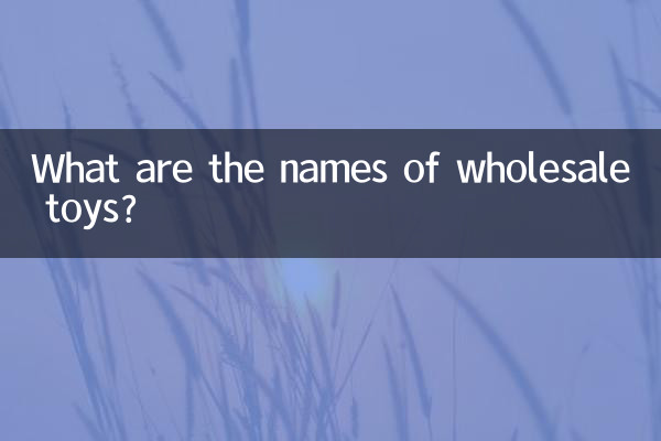 Quais são os nomes dos brinquedos no atacado?