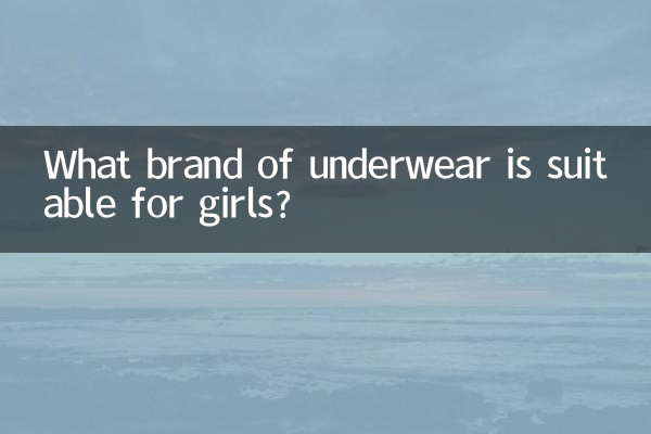 Quelle marque de sous-vêtements convient aux filles ?