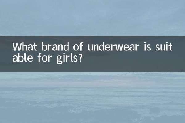 Quelle marque de sous-vêtements convient aux filles ?