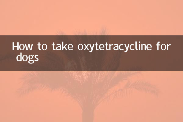 How to take oxytetracycline for dogs