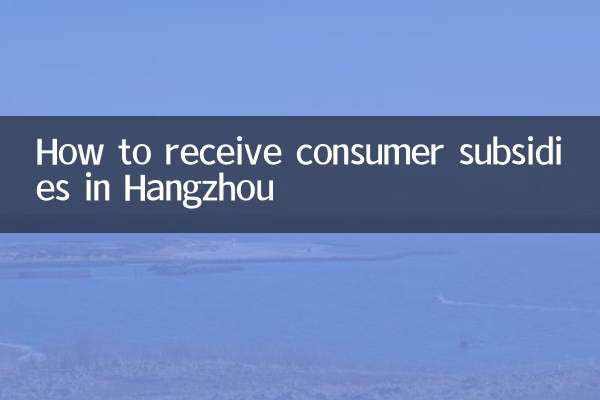항저우에서 소비자 보조금을 받는 방법