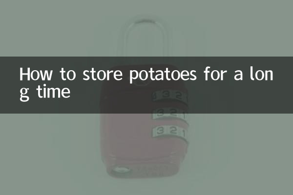 감자 오래 보관하는 방법