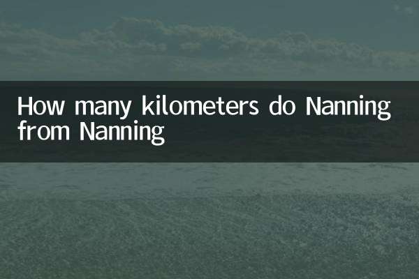 Quanti chilometri fanno nanning da nanning