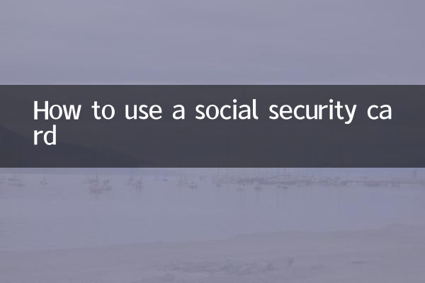 Come utilizzare una carta di sicurezza sociale