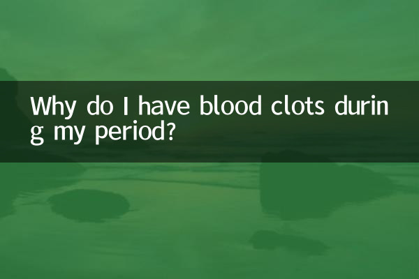 Por que tenho coágulos sanguíneos durante a menstruação?
