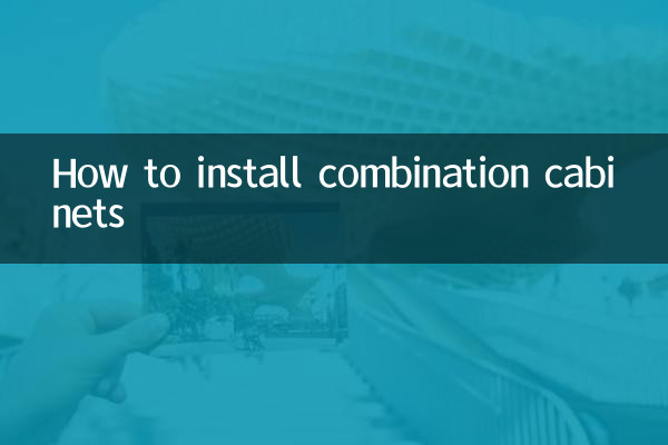 Cómo instalar gabinetes combinados