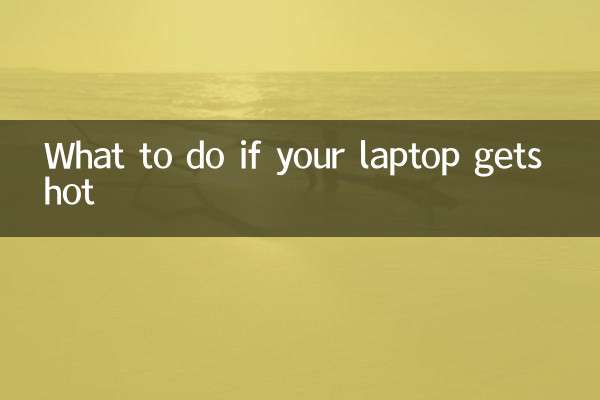 What to do if your laptop gets hot
