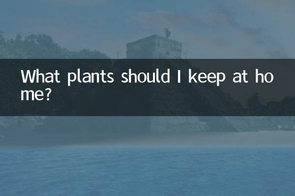 What plants should I keep at home?