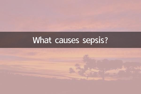 What causes sepsis?