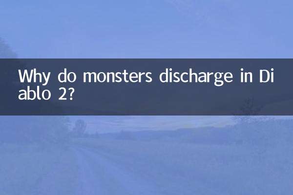 Pourquoi les monstres se déchargent-ils dans Diablo 2 ?