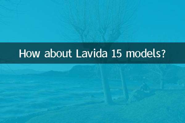 А как насчет моделей Lavida 15?