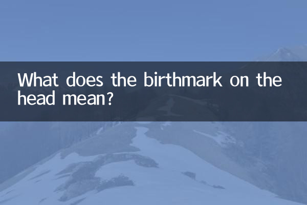 सिर पर जन्मचिह्न का क्या मतलब है?