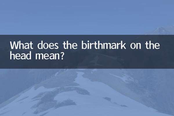 O que significa a marca de nascença na cabeça?