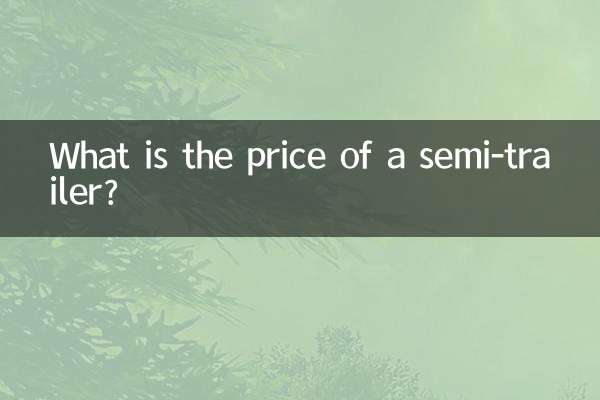 Quel est le prix d'une semi-remorque ?