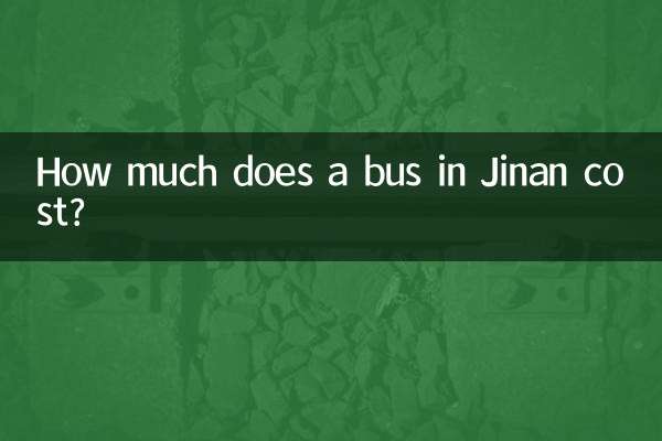 How much does a bus in Jinan cost?
