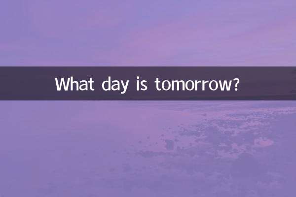 Che giorno è domani?