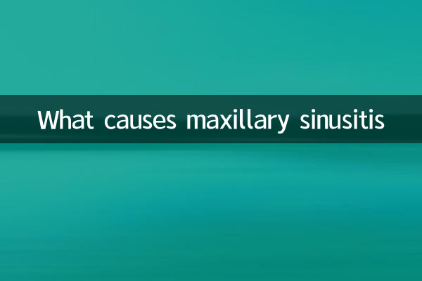 ম্যাক্সিলারি সাইনোসাইটিস কেন হয়