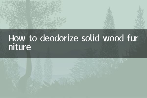 Come deodorare i mobili in legno massiccio