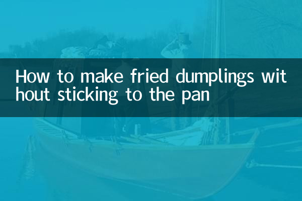 Wie man frittierte Knödel macht, ohne dass sie an der Pfanne kleben