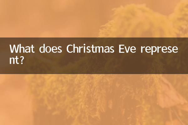 क्रिसमस की पूर्वसंध्या क्या दर्शाती है?