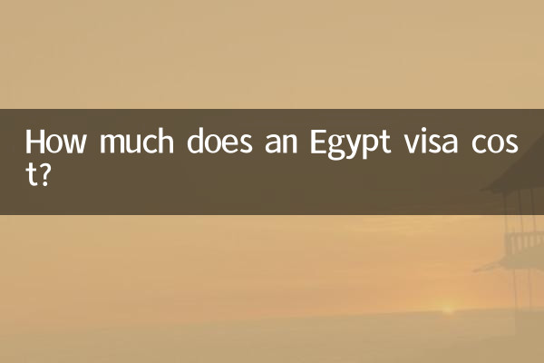 هزینه ویزای مصر چقدر است؟