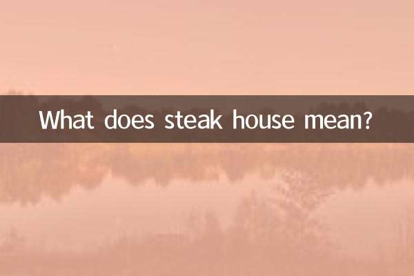 扒房是什麼意思