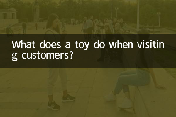 Cosa fa un giocattolo quando visita i clienti?