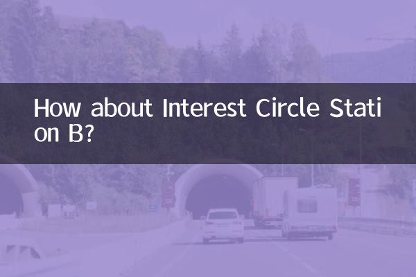 Que diriez-vous de la station B du cercle d’intérêt ?