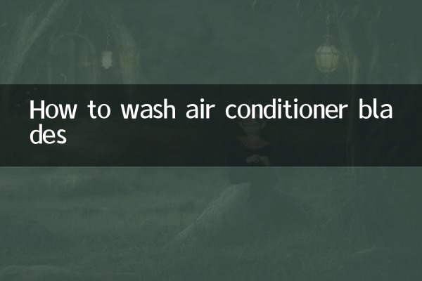 Como lavar as lâminas do ar condicionado