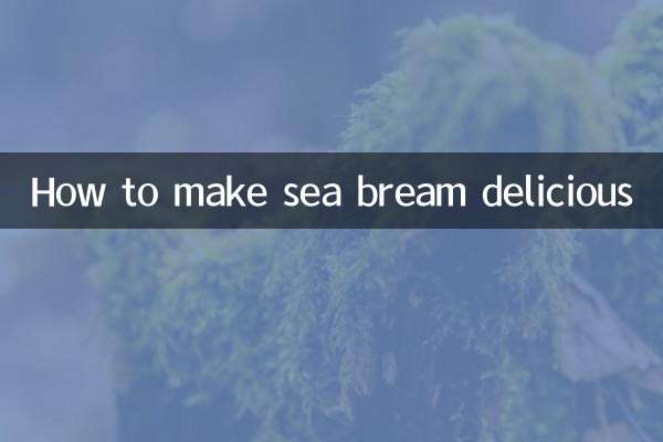 Wie man Seebrasse köstlich macht