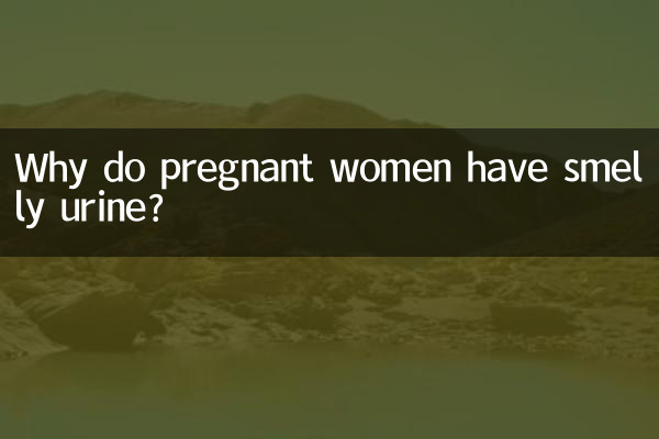 Warum haben schwangere Frauen stinkenden Urin?